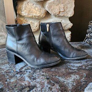 Vince Camuto Black Gaviren Ankle Boots Size 6.5